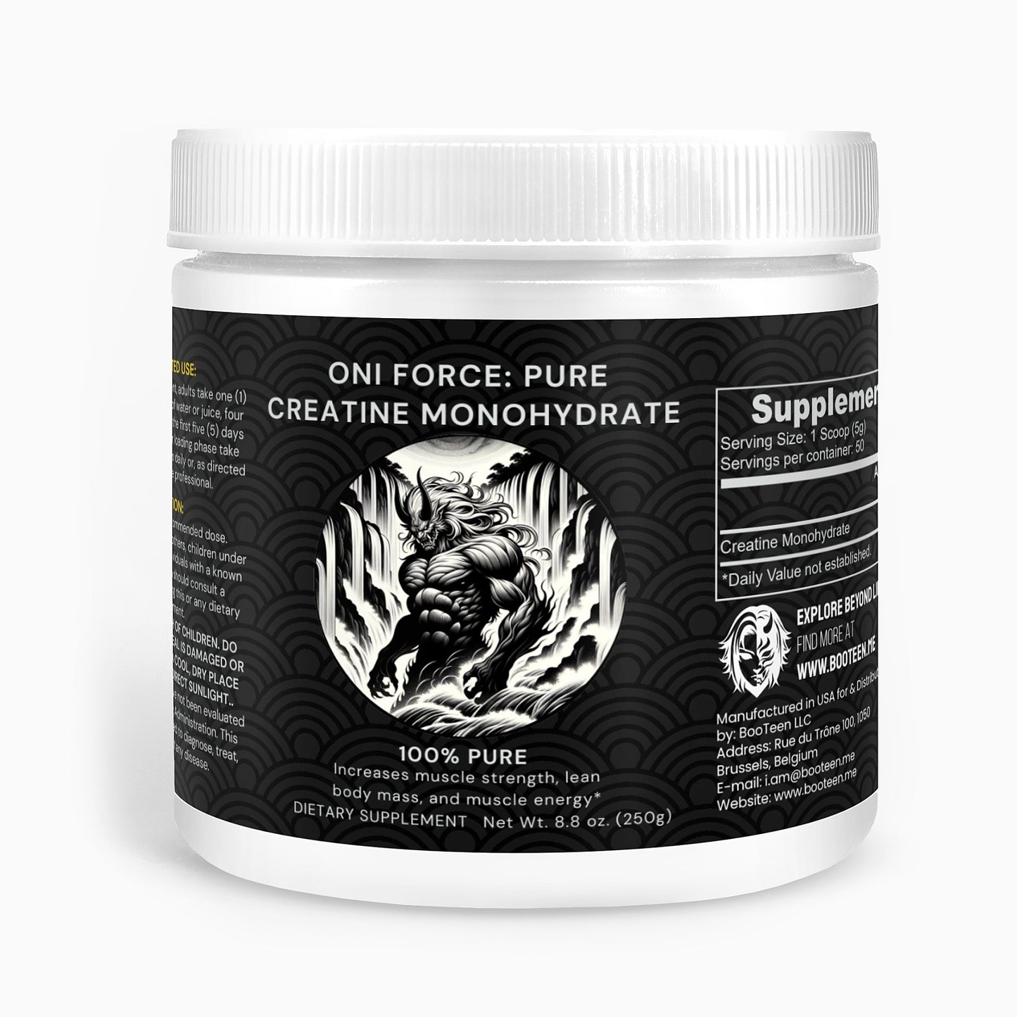 Oni Force: Pure Creatine Monohydrate - BooTeen - booteen.me